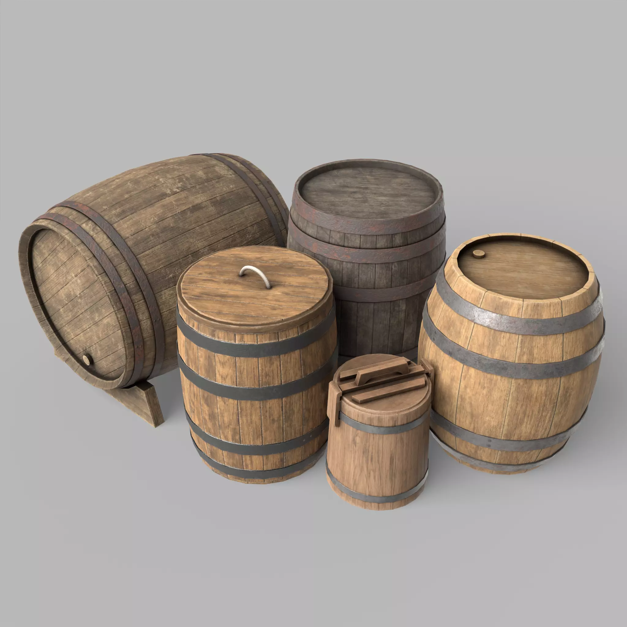 Wooden Barrel Collection Pack Vine Whiskey _0