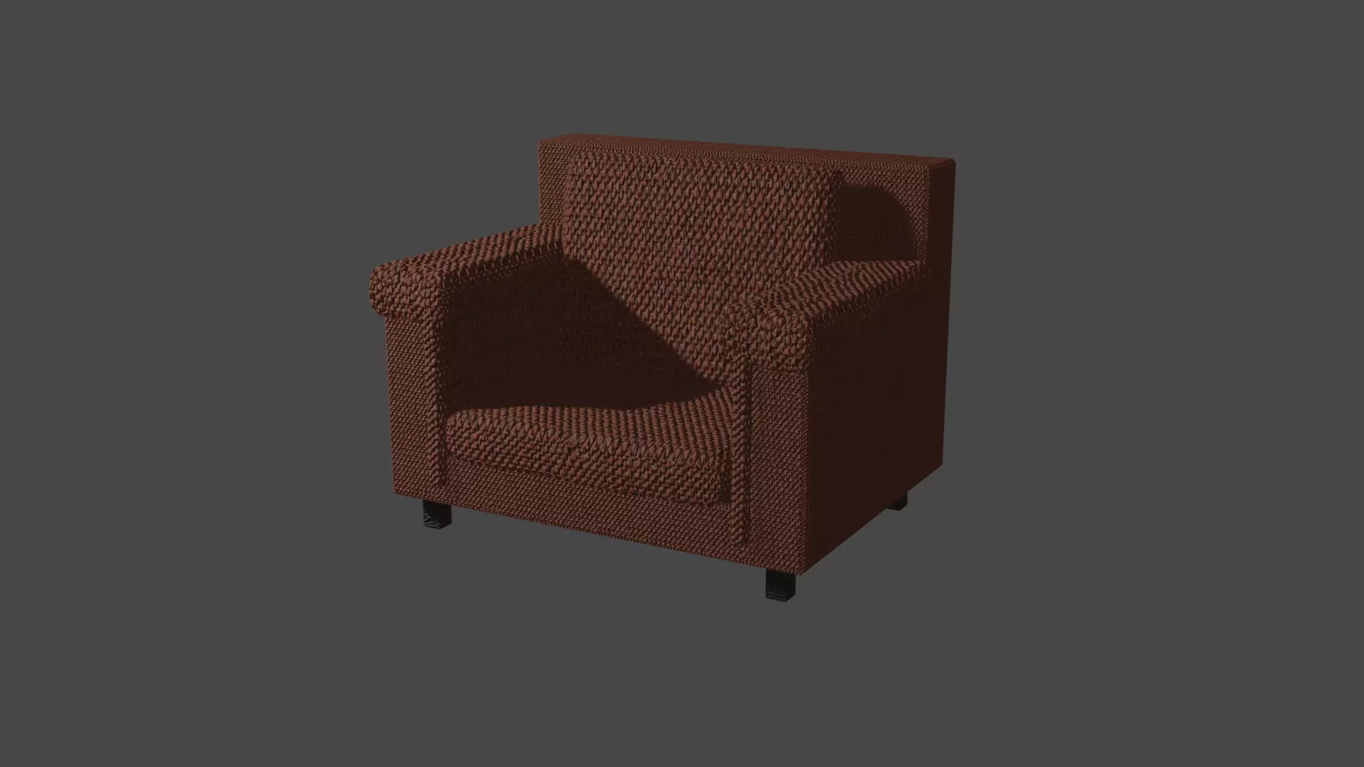 Simple Couch 3D model_0