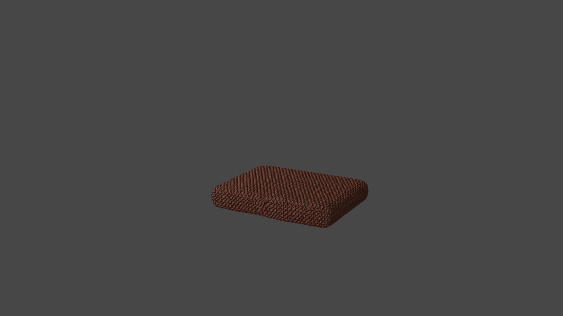 Simple Couch 3D model_2