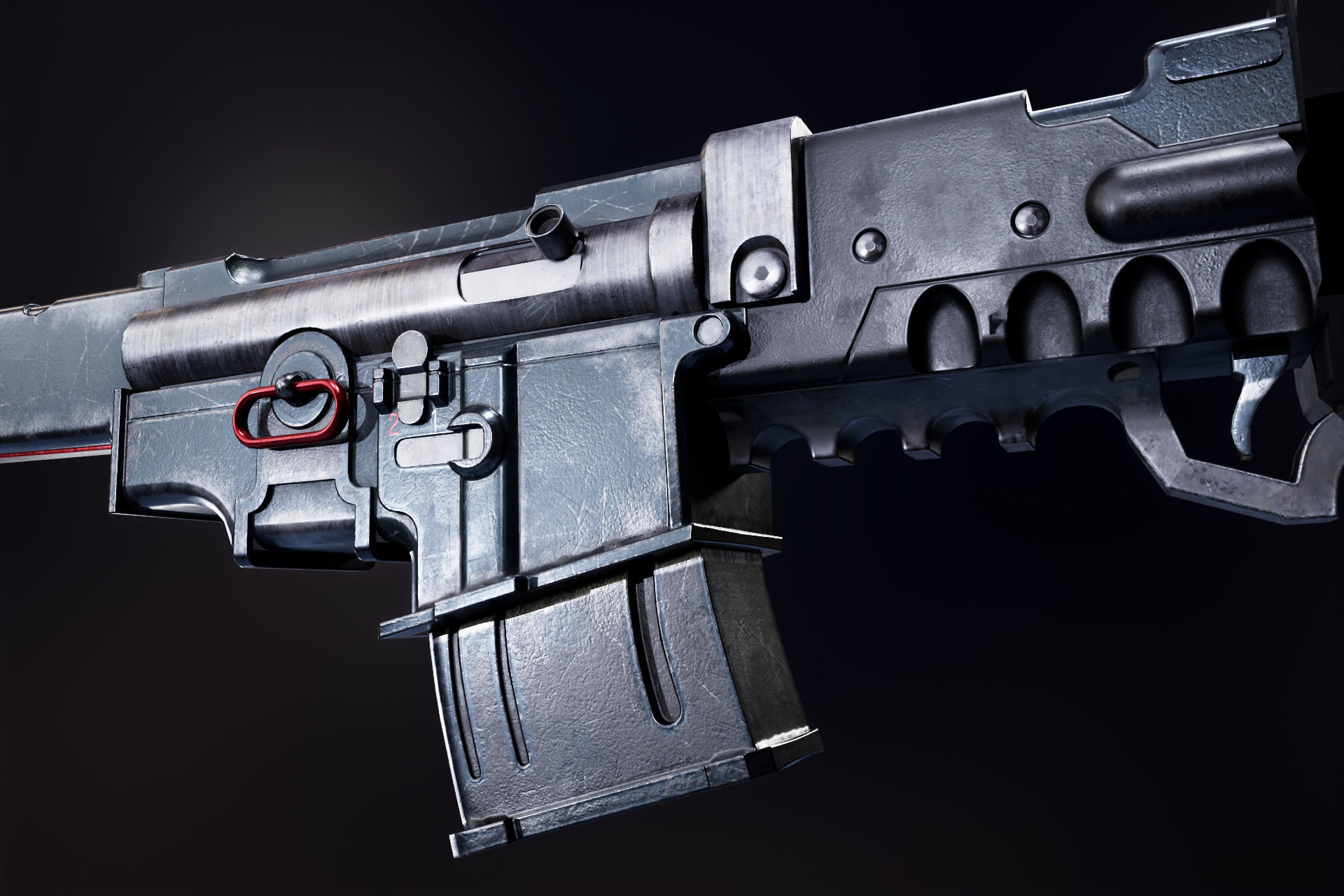 Muramasa sword Low-poly 3D model_12