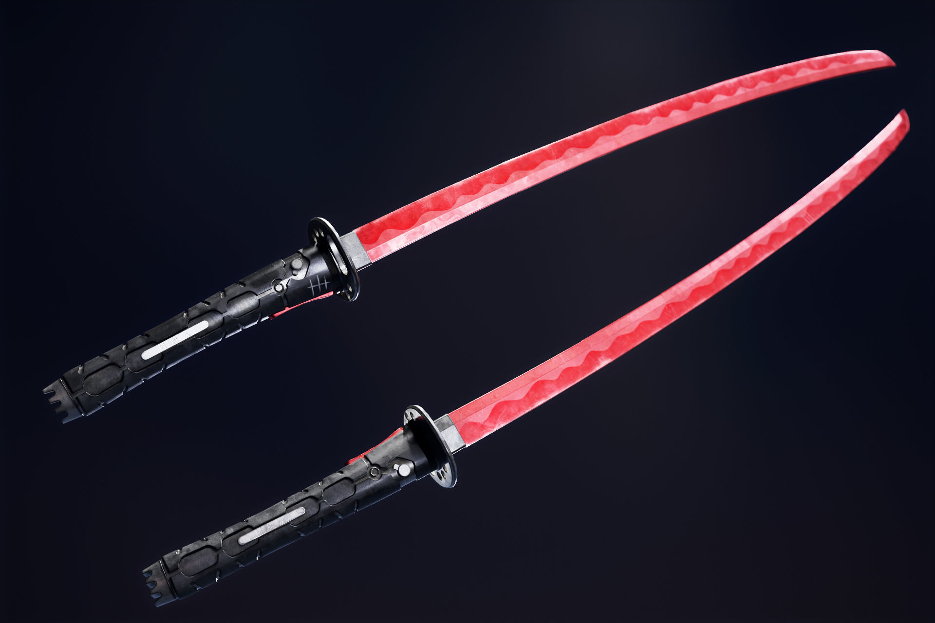 Muramasa sword Low-poly 3D model_13