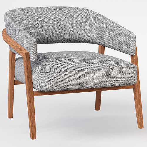 Altra Upholstered Armchair 3D model