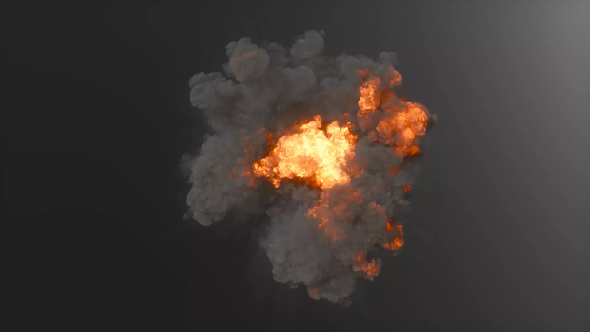 High Resolution Flak Midair Explosion 3D model_0