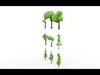 trees Low-poly 3D model_1