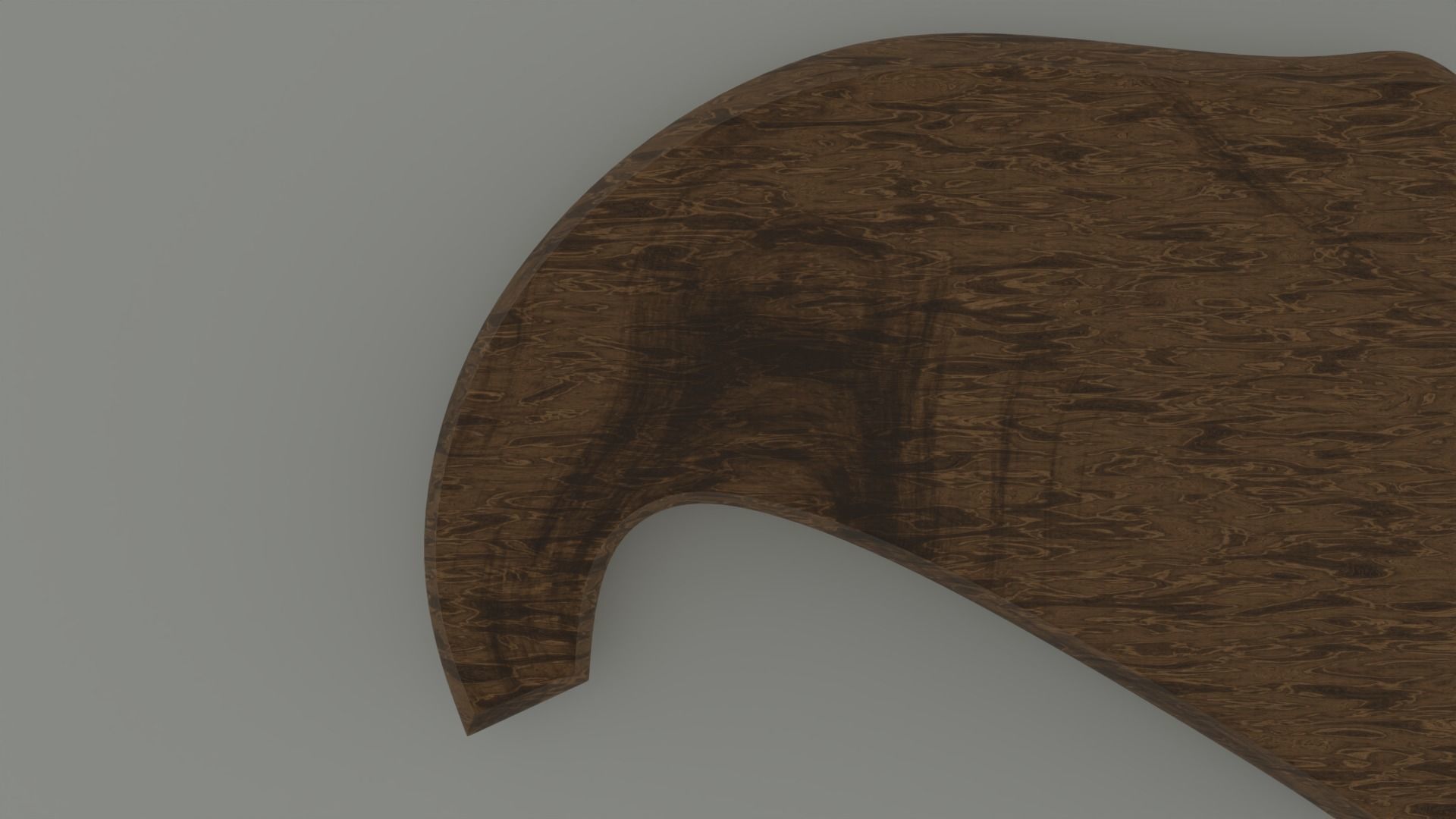 Kujang Traditional Symbol Low-poly 3D model_3