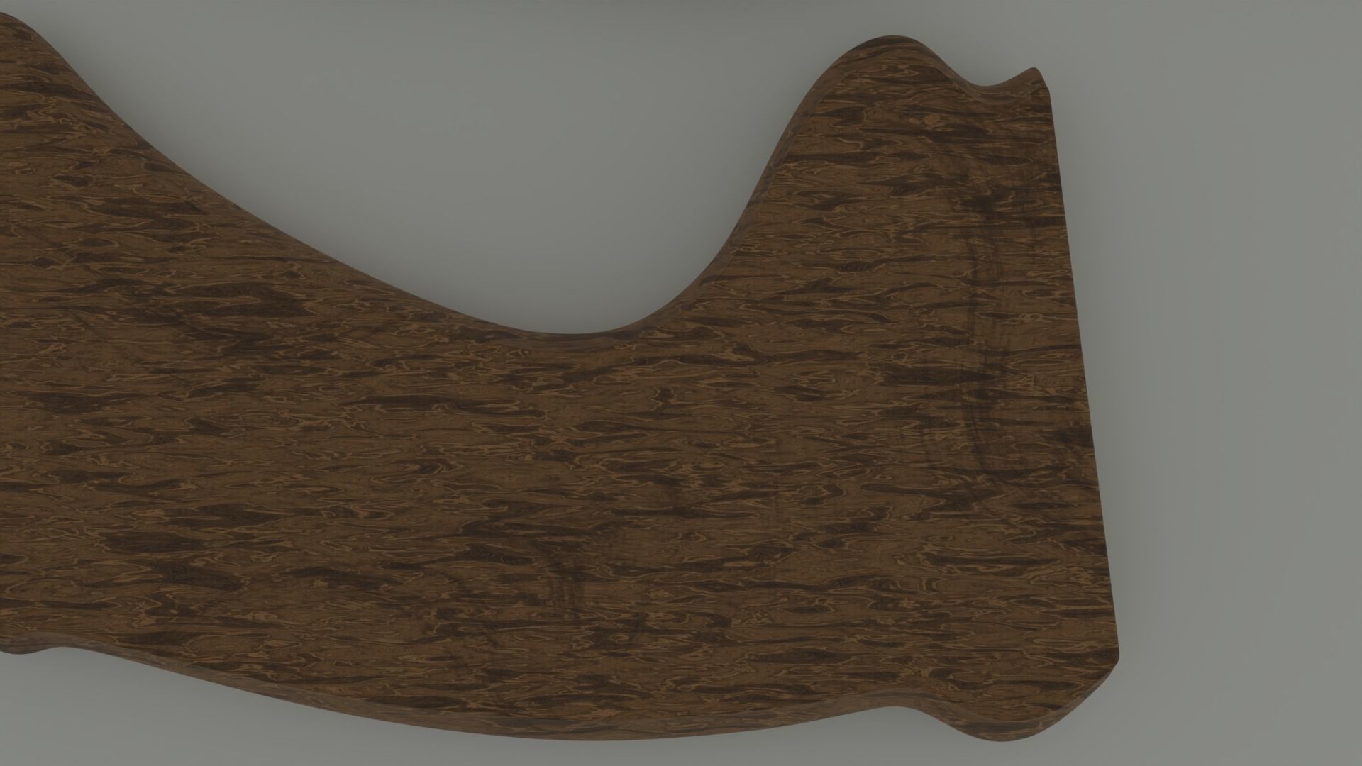 Kujang Traditional Symbol Low-poly 3D model_4