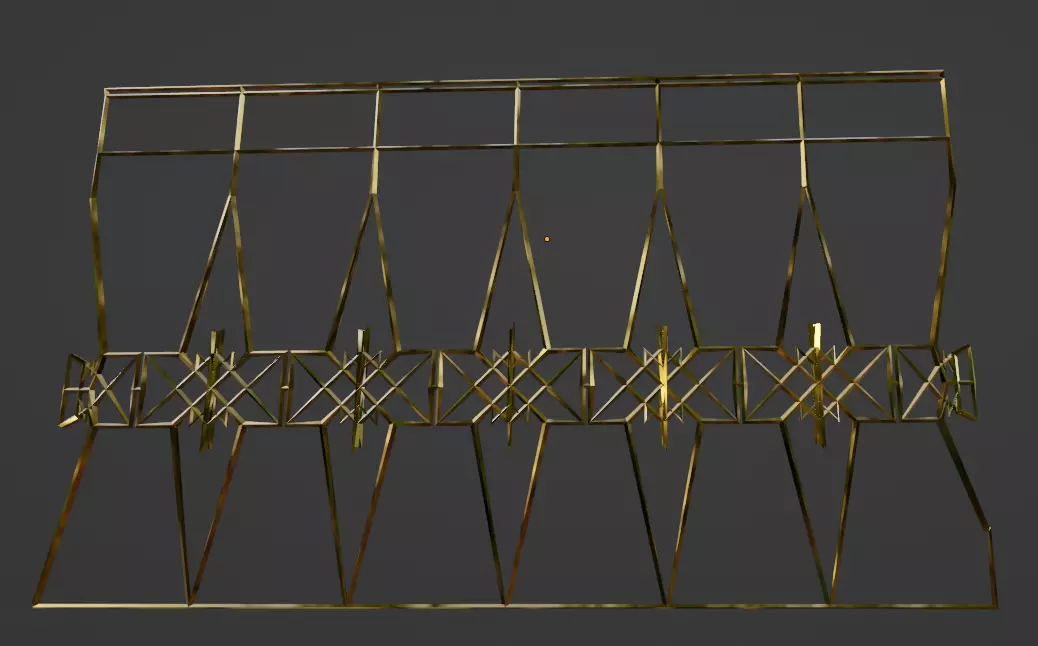 Fence Free 3D model