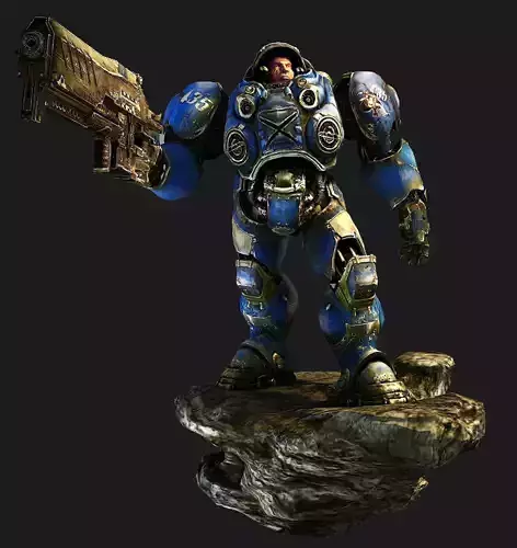 StarCraft  soldier 3D model