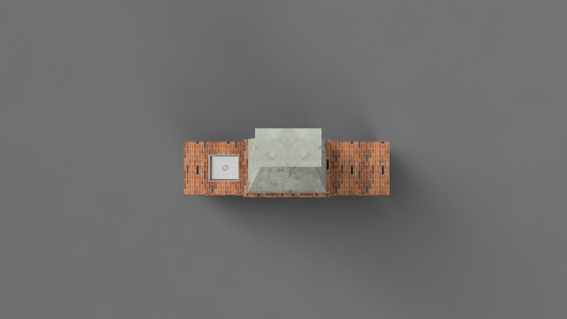Grill Low-poly 3D model_4