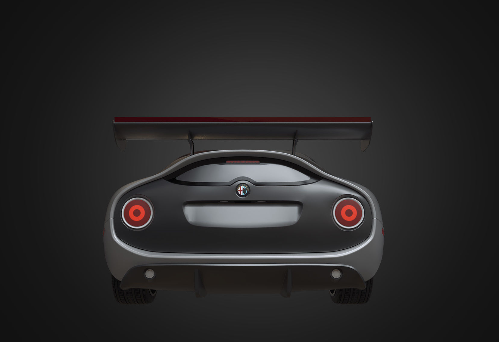 Alfa Romeo TZ3 Stradale Zagato 2011  Low-poly 3D model_5