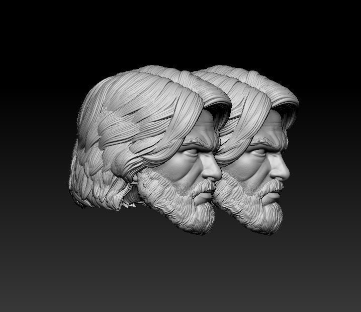 Merciless - Headsculpt for Action Figures 3D print model_1