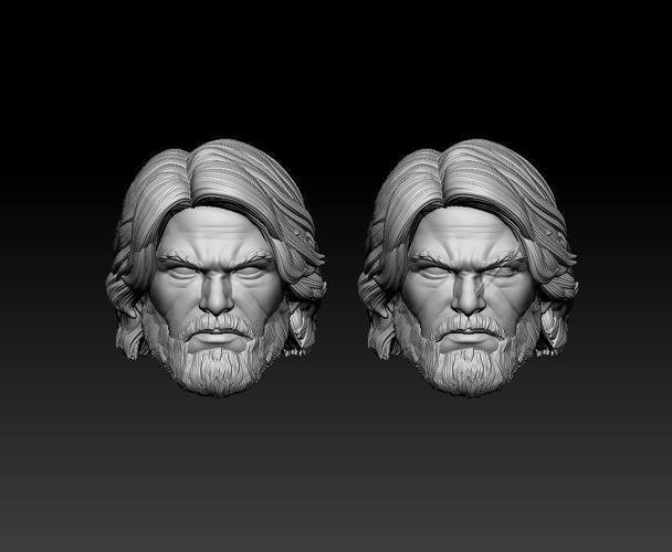 Merciless - Headsculpt for Action Figures 3D print model