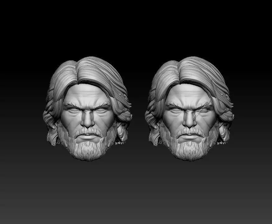 Merciless - Headsculpt for Action Figures 3D print model_0
