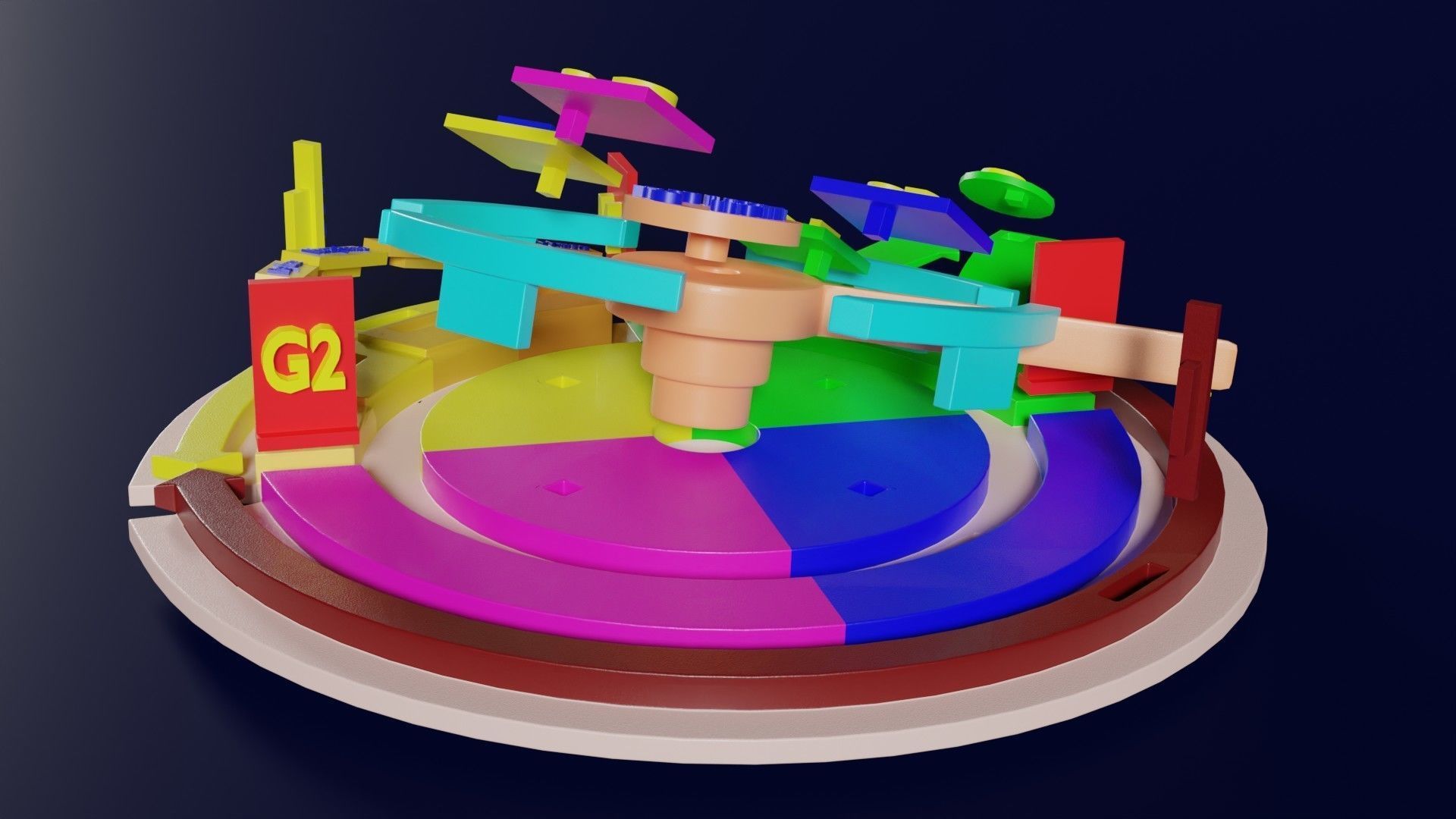 Cell Cycle phases stages and check points 3d print model 3D print model_48