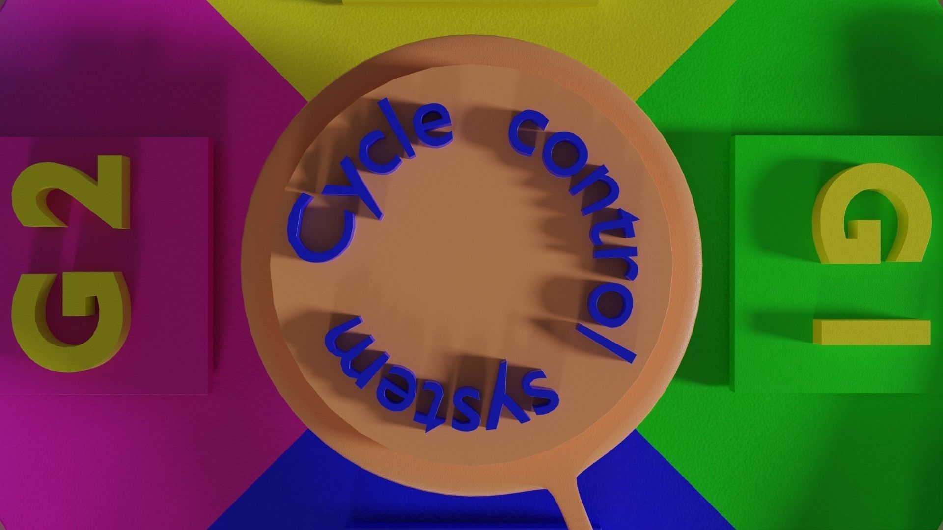 Cell Cycle phases stages and check points 3d print model 3D print model_5