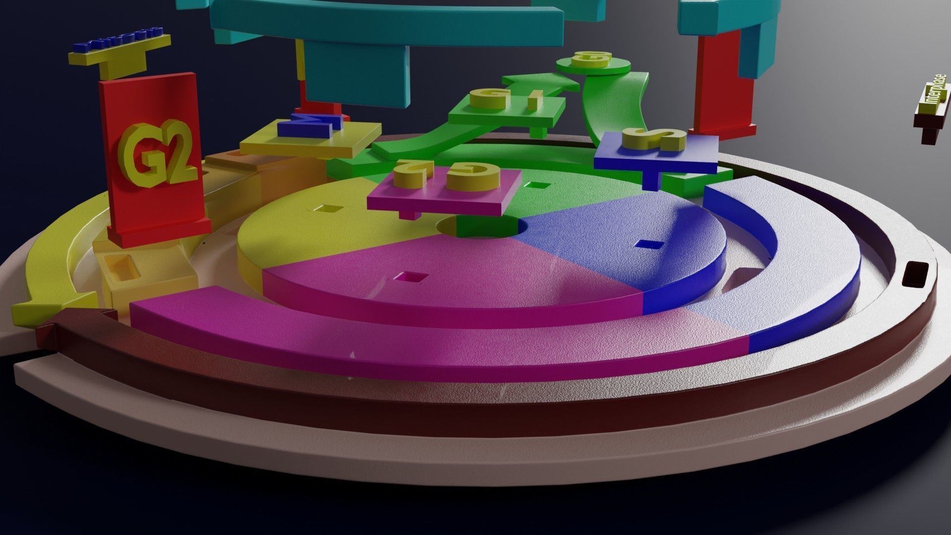 Cell Cycle phases stages and check points 3d print model 3D print model_37