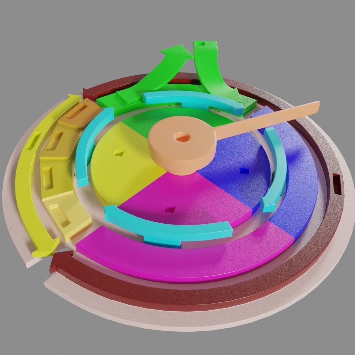 Cell Cycle phases stages and check points 3d print model 3D print model_51