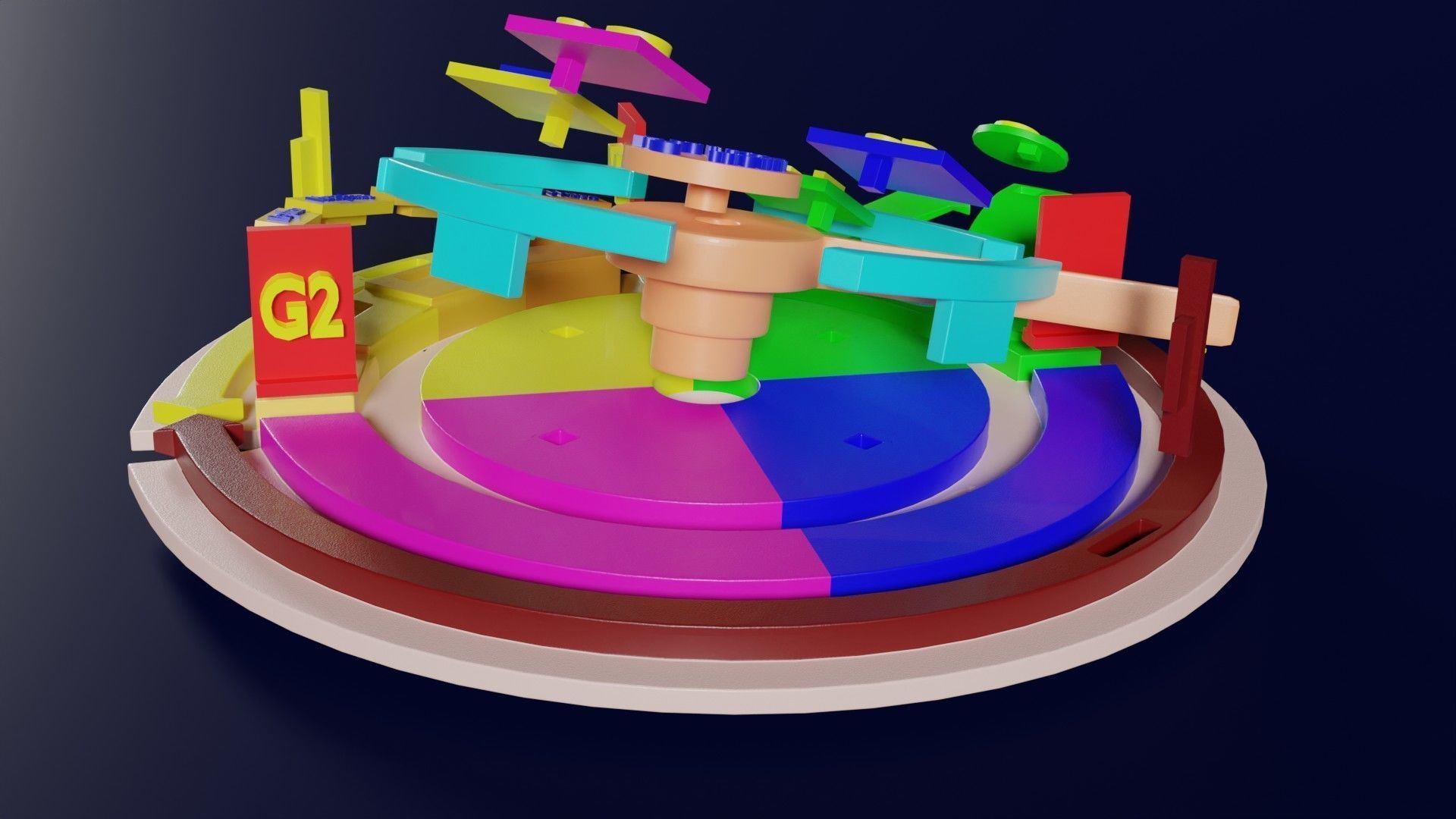 Cell Cycle phases stages and check points 3d print model 3D print model_36