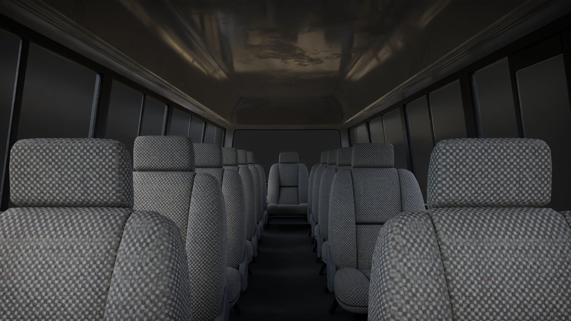 Mazda T3500 Bus Low-poly 3D model_3