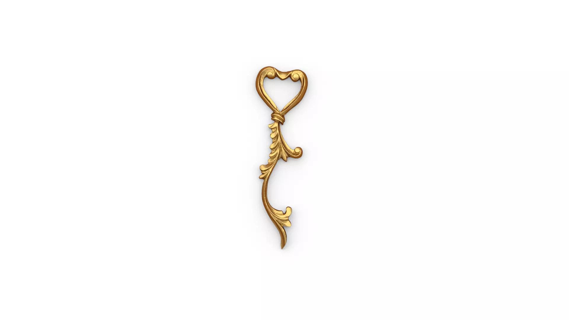 Classic carved decor ornament 340 3D model