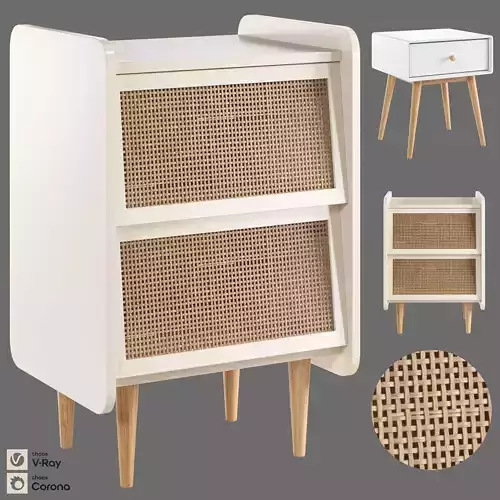 La Redoute Interieurs Bedside Tables Set 4