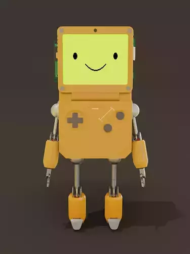 Robot gameboy 3D model