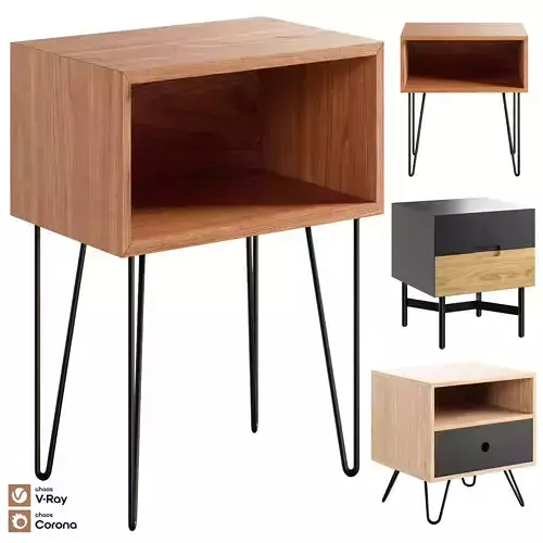 La Redoute Interieurs Bedside Tables Set 6