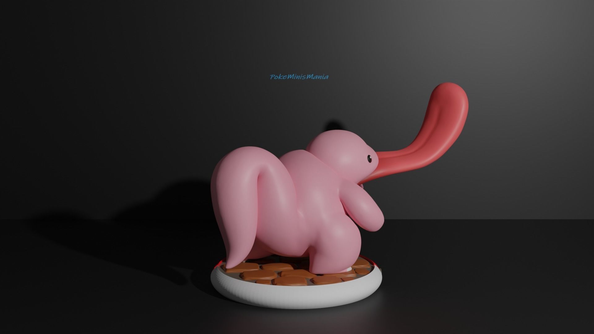 Lickitung pokemon 3D print model 3D print model_2