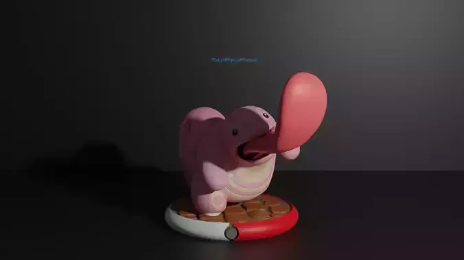 Lickitung pokemon 3D print model 3D print model