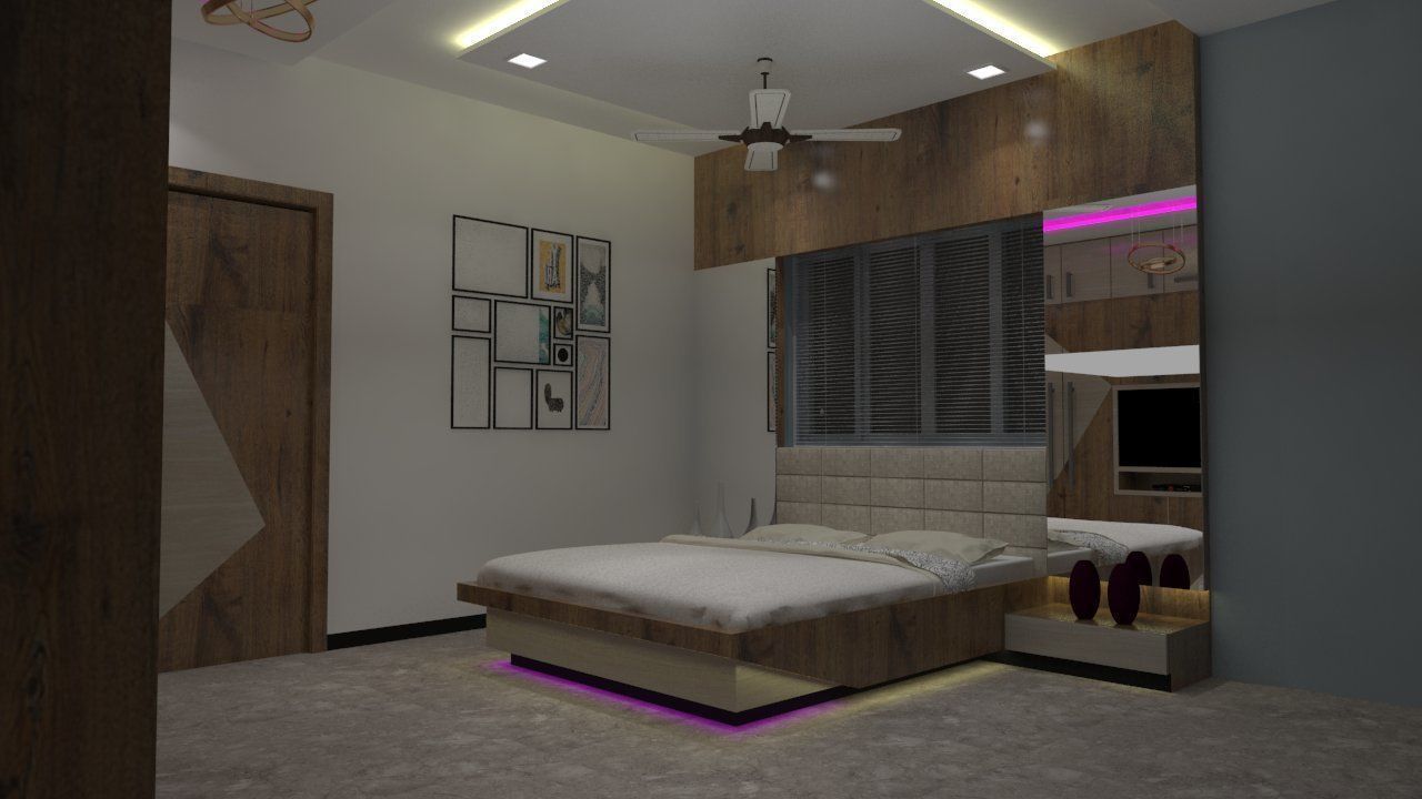 Bed Room 3D model_1