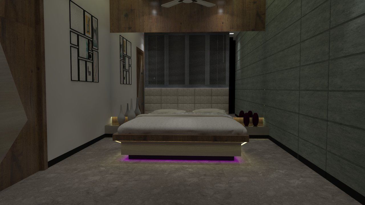 Bed Room 3D model_2