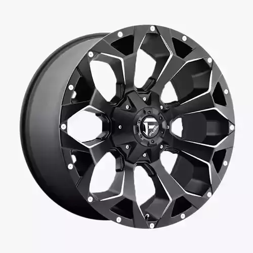 Fuel Assault Wheel Matte Black And Milled F150 Raptor