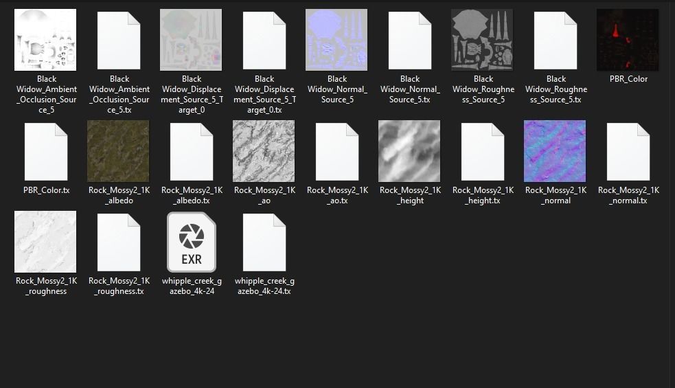 Spider Black Widow Low-poly 3D model_10