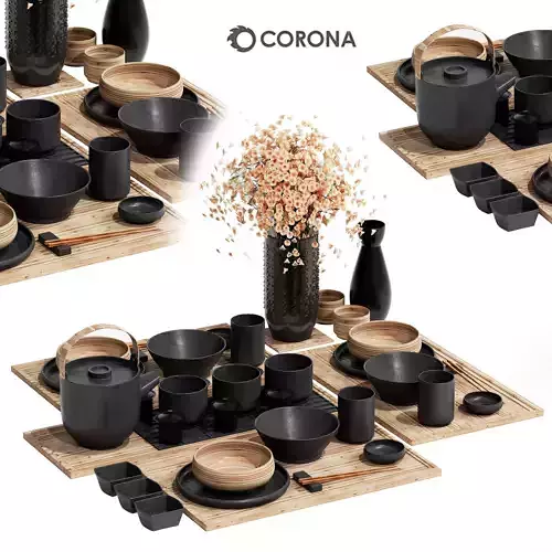 Japanes tableware set