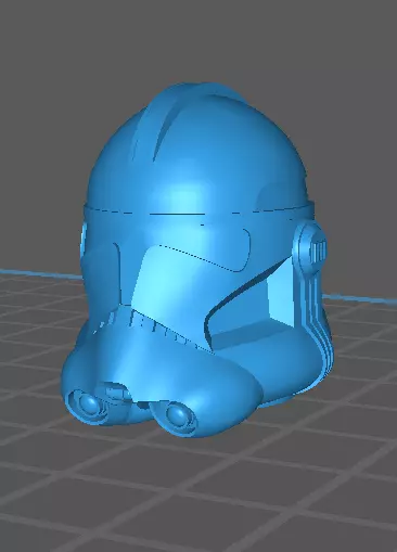 Clone Trooper Phase 2 helmet for Black Series 3D print model_0