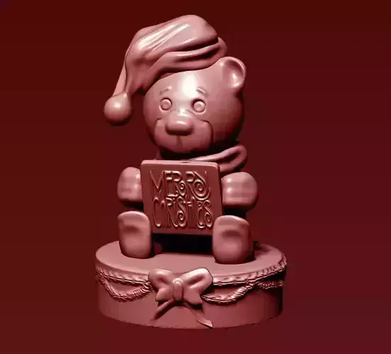 Christmas Bear 3D print model