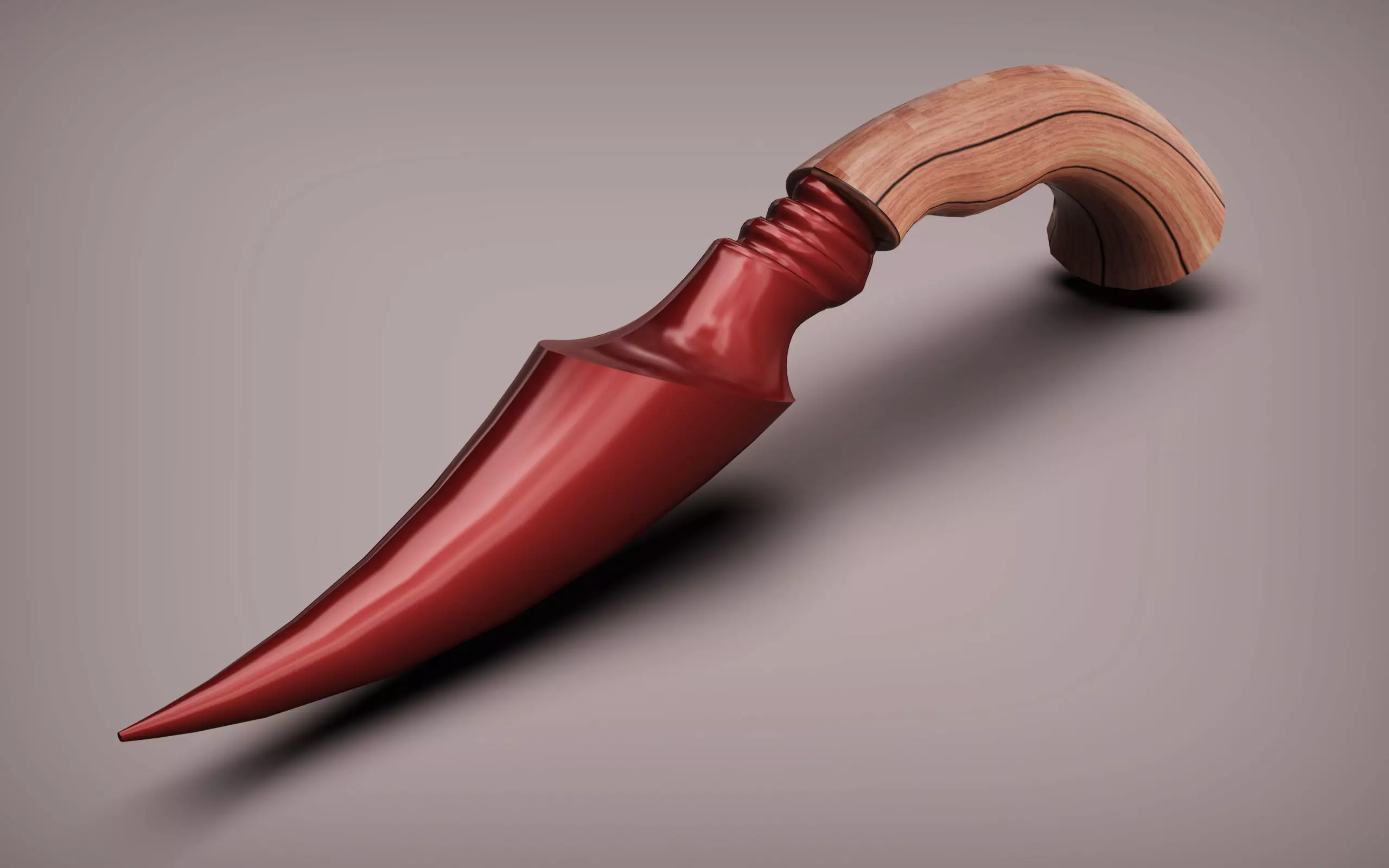 SATAN DAGGER - KNIFE - SOWRD Low-poly 3D model_0