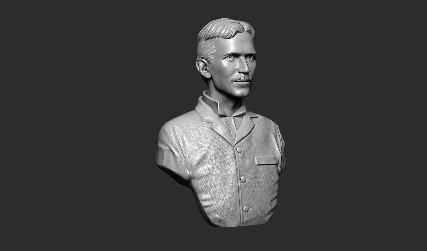 Nikola Tesla 3D print model_14