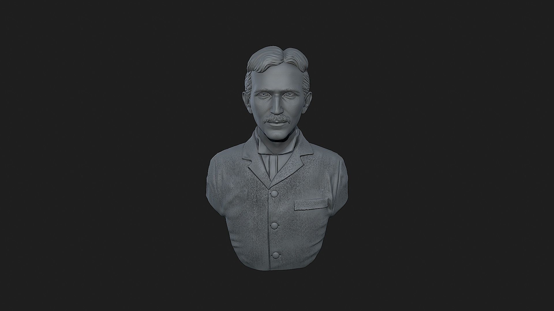 Nikola Tesla 3D print model_26