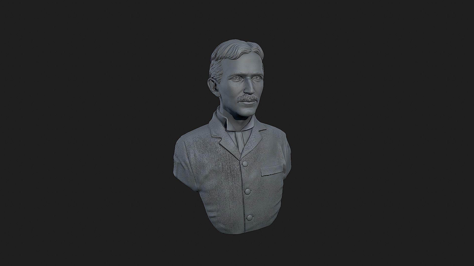 Nikola Tesla 3D print model_33