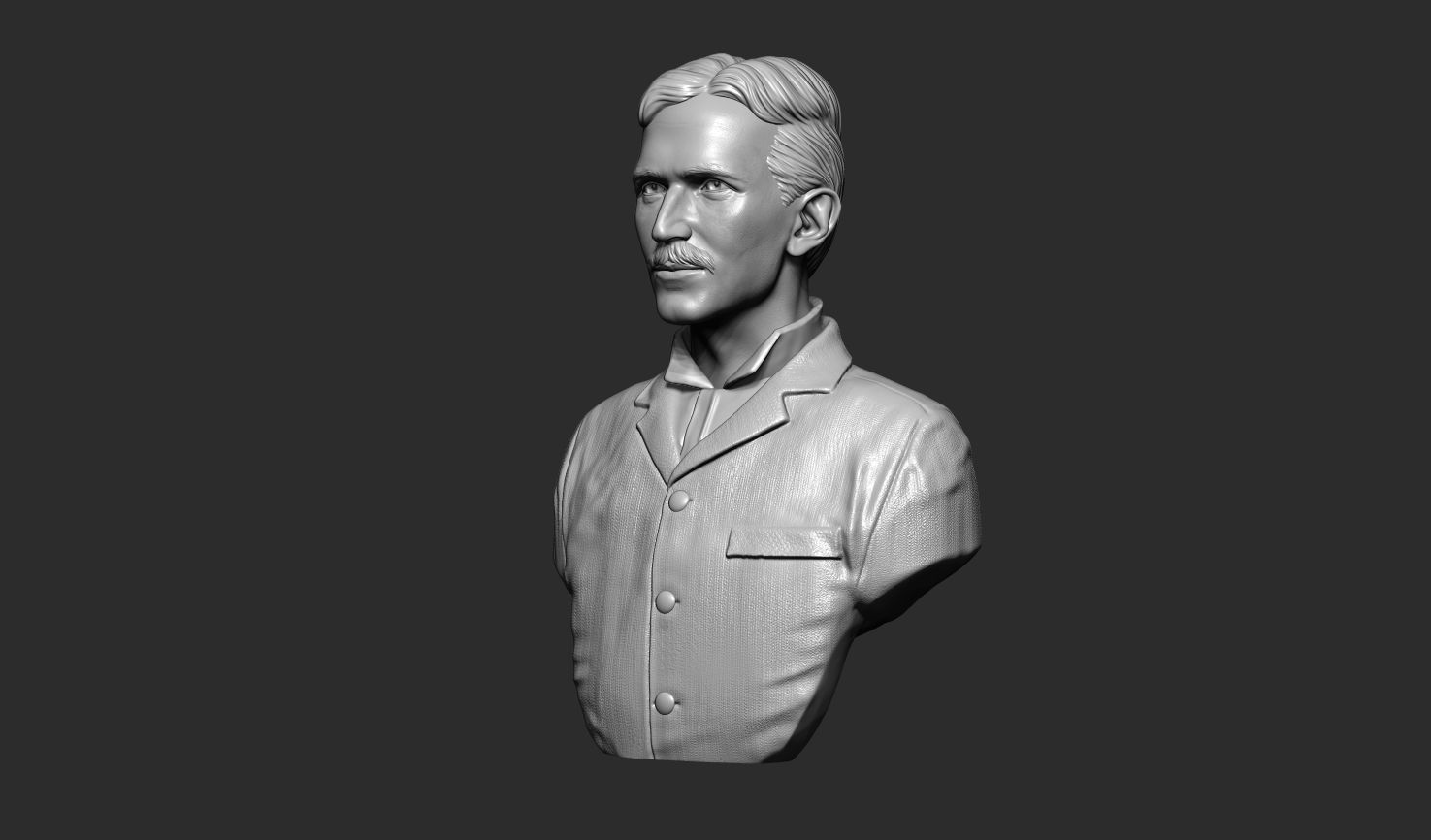 Nikola Tesla 3D print model_8