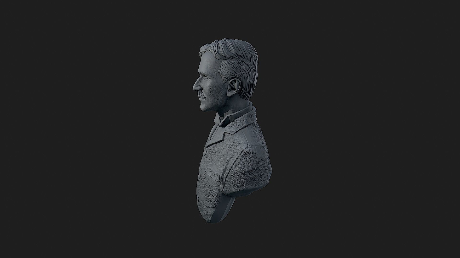 Nikola Tesla 3D print model_28