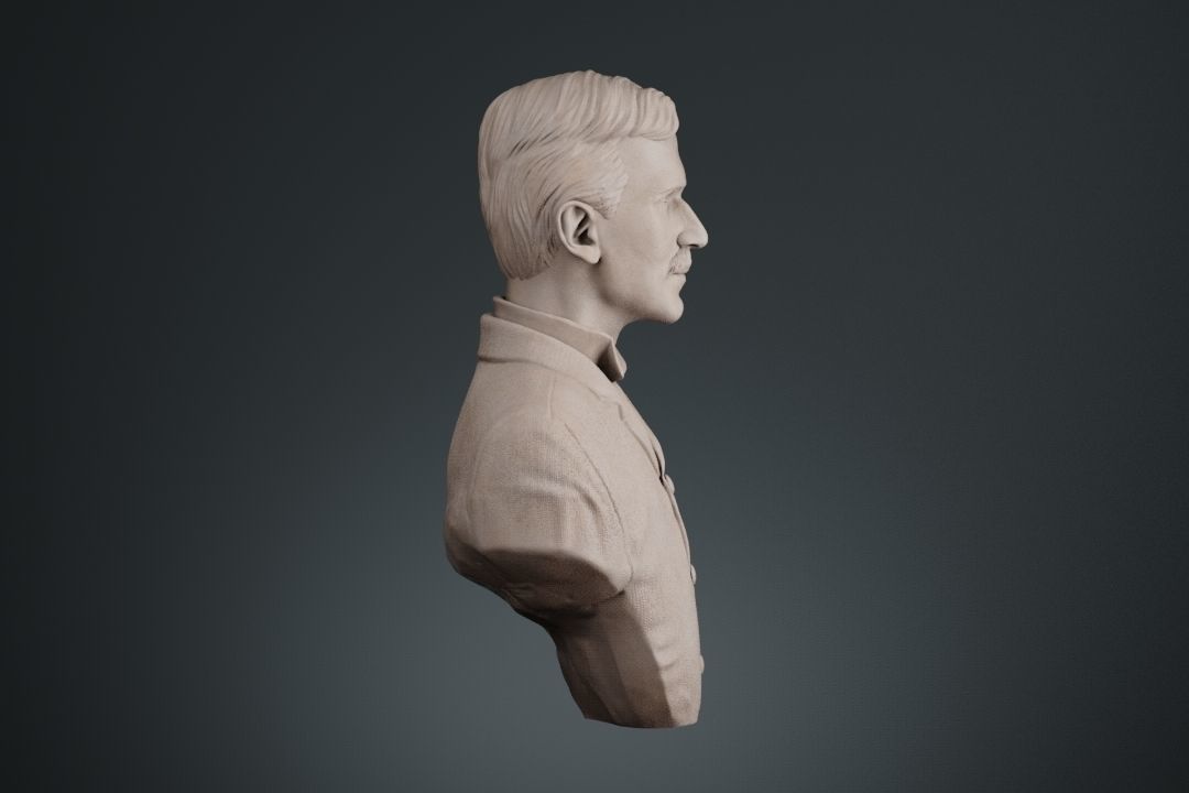Nikola Tesla 3D print model_4