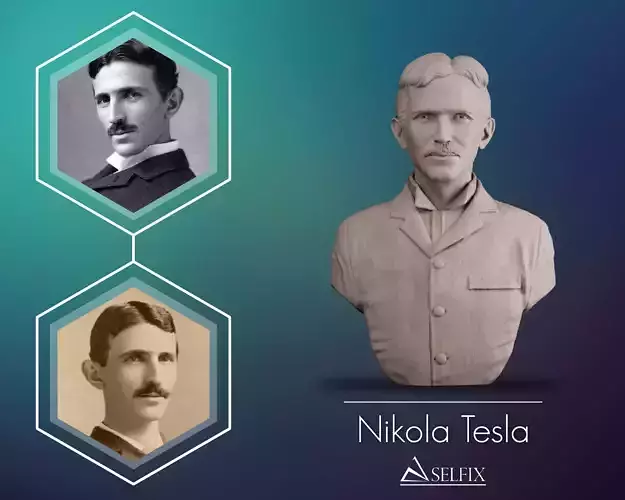 Nikola Tesla 3D print model