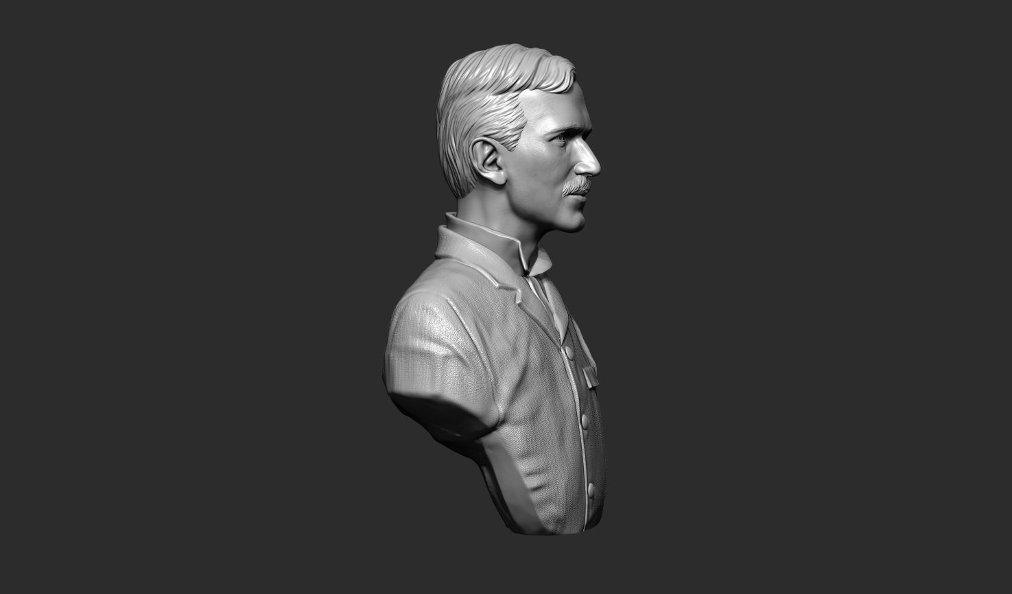 Nikola Tesla 3D print model_13