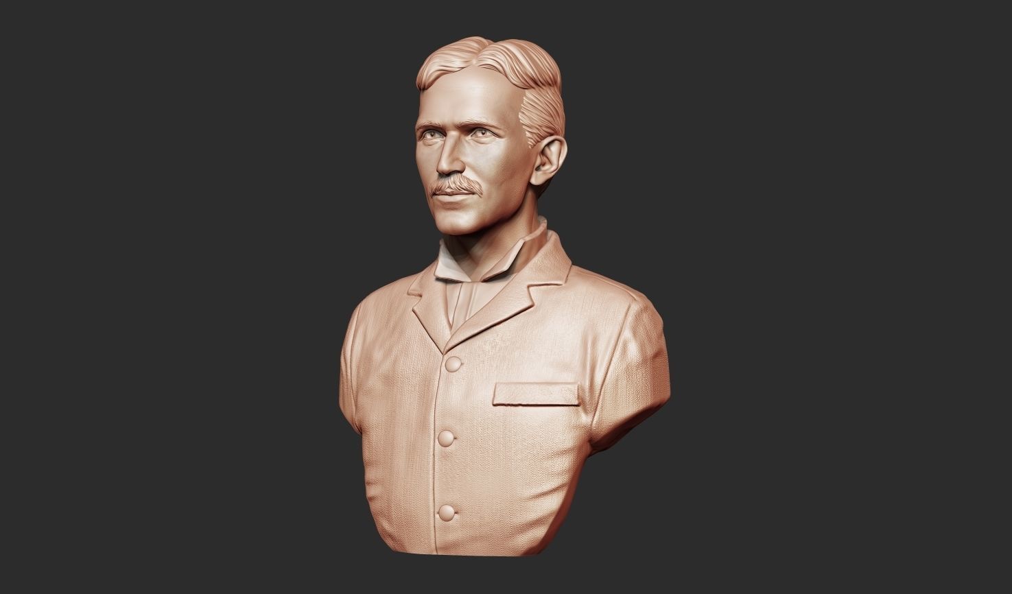 Nikola Tesla 3D print model_17