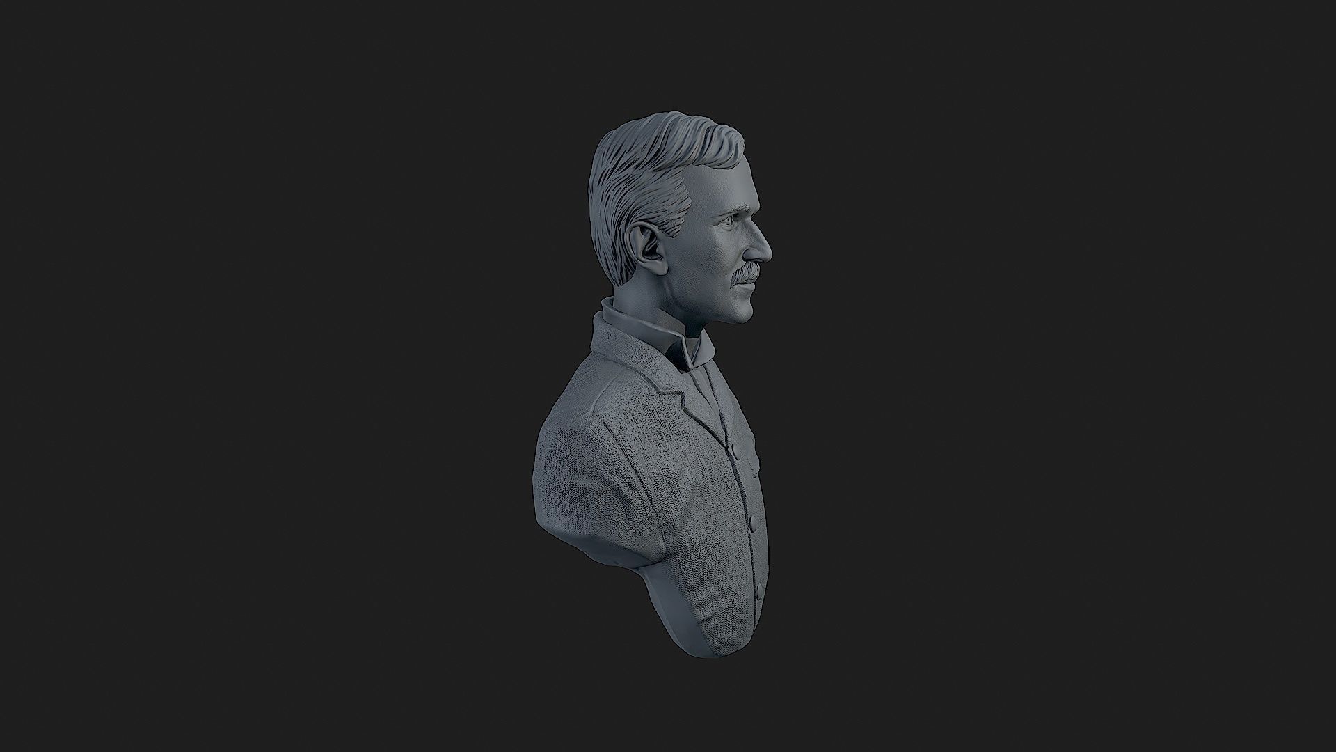 Nikola Tesla 3D print model_32