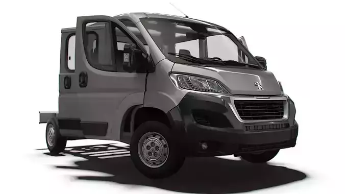 Peugeot Boxer Chassis Truck Crew Cab 3450WB HQInterior 2023