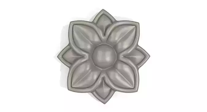 Rosette 001 CNC Print 3D print model