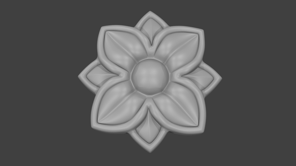 Rosette 001 CNC Print 3D print model_4